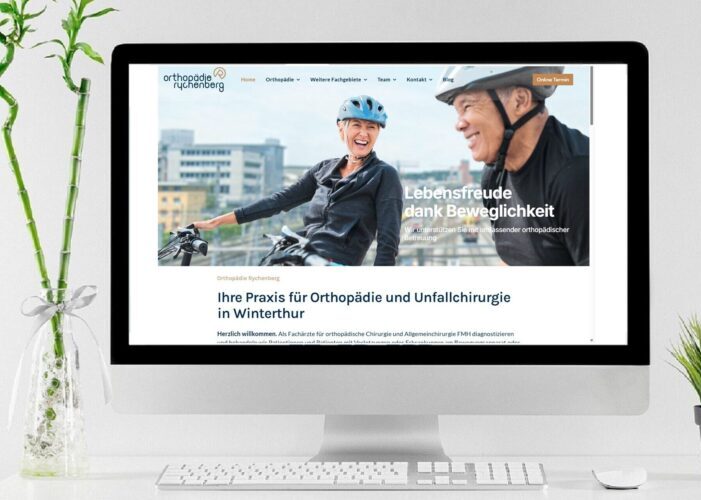 medicus solutions: Wir erstellen und konzipieren Praxiswebsites für Fachärzte (Orthopäden).
